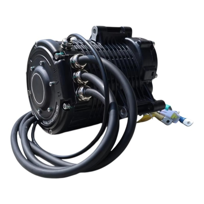 72V 5000W Electric Motorcycle - มอเตอร์ขับเคลื่อนกลางแบบเกียร์ DK145-70 5000W, มอเตอร์กลางสำหรับรถจักรยานยนต์ไฟฟ้าแรงบิดสูง 72V