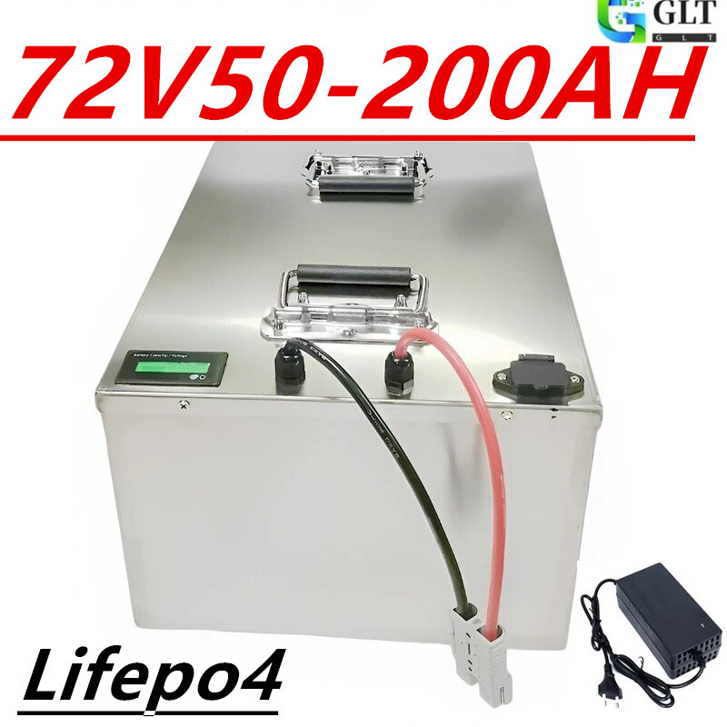 72V 60Ah Lifepo4 Battery Pack - แบตเตอรี่ Lifepo4 72V ขนาด 50Ah/100Ah/120Ah/150Ah/200Ah พร้อมบลูทูธ
